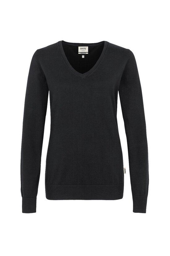 HAKRO Damen V-Pullover Premium-Cotton NO. 133