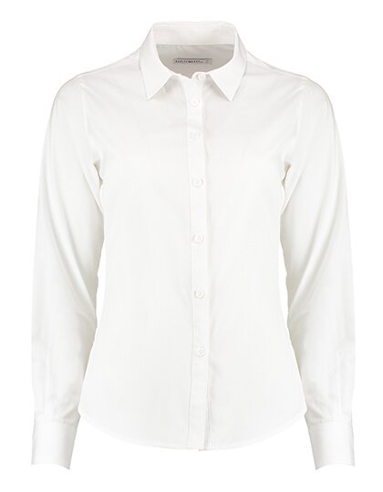 Women`s Tailored Fit Poplin Shirt Long Sleeve