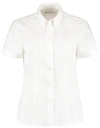 Women`s Tailored Fit Corporate Oxford Shirt Short Sleeve