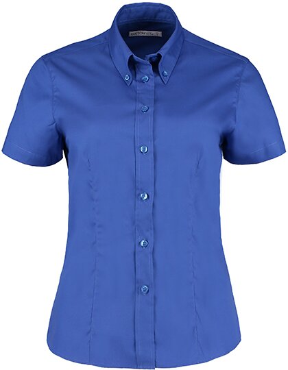 Women`s Tailored Fit Corporate Oxford Shirt Short Sleeve
