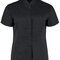 Women`s Tailored Fit Bar Shirt Mandarin Collar Short Sleeve