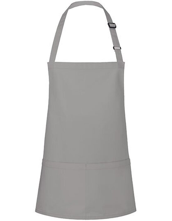 Kurze Latzschürze Basic mit Schnalle und Tasche
