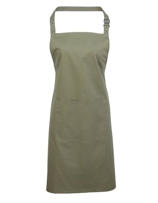 Colours Collection Bib Apron with Pocket