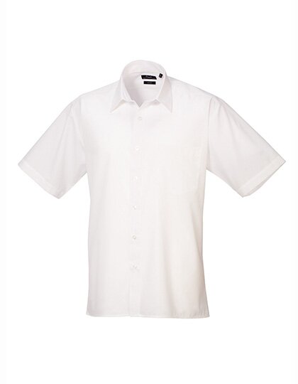 Men`s Poplin Short Sleeve Shirt