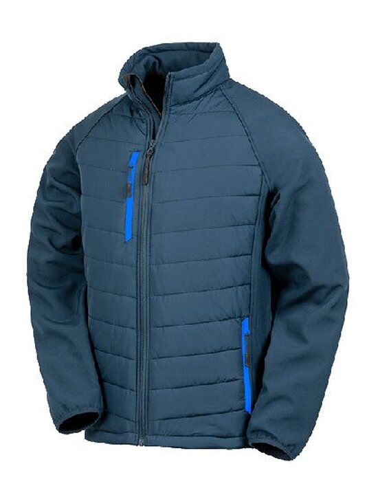 Black Compass Padded Soft Shell Jacket