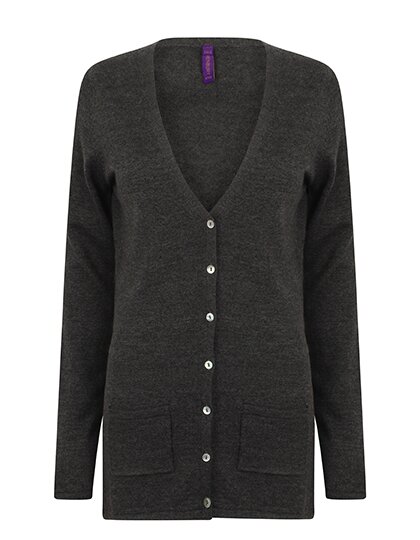 Ladies` Lightweight V-Neck Cardigan