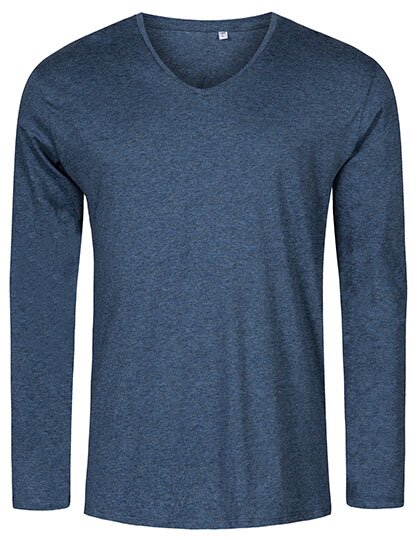 Men´s V-Neck T-Shirt Longsleeve