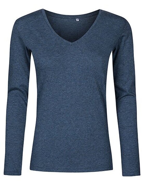 Women´s V-Neck T-Shirt Longsleeve