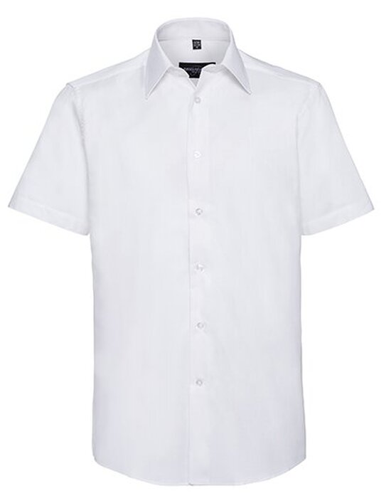 Men`s Short Sleeve Tailored Oxford Shirt