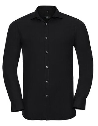Men`s Long Sleeve Fitted Ultimate Stretch Shirt