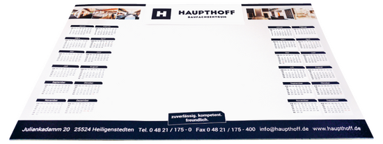 Schreibunterlage - "Vorsicht: Auslaufartikel!"